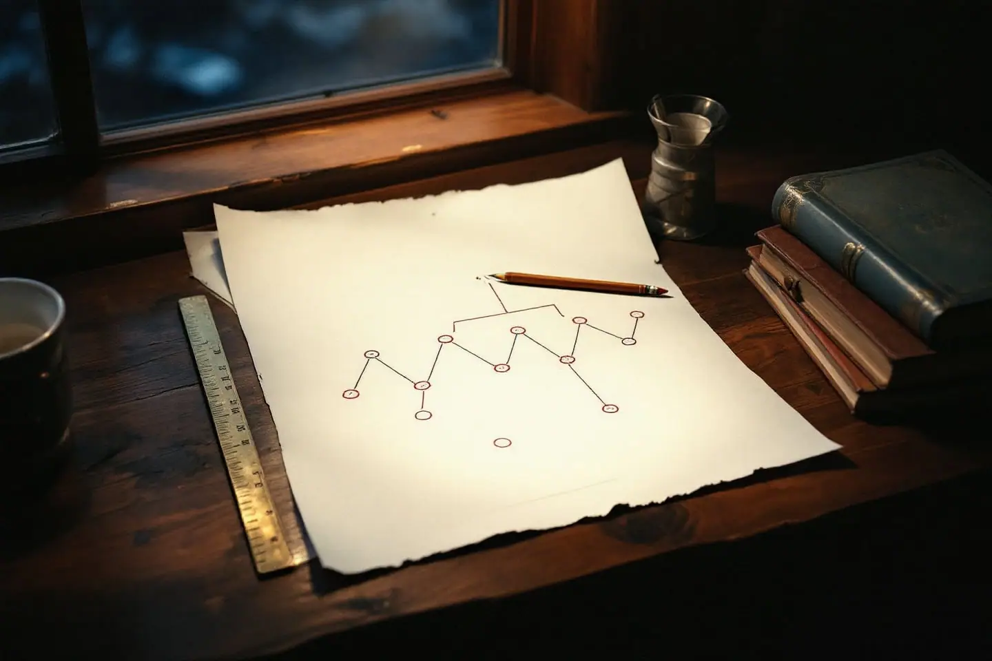 The coefficient of relationship, worked out by hand